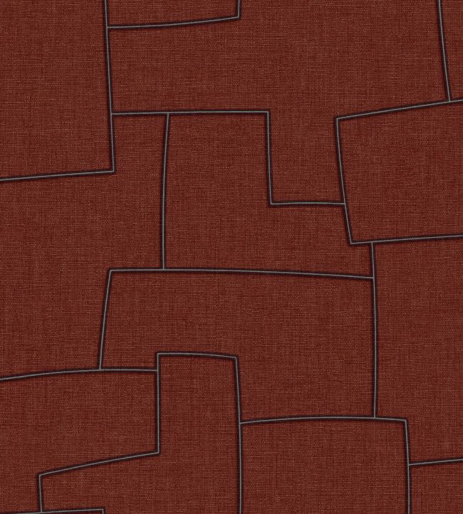 Inca Wallpaper by Casadeco Amarena