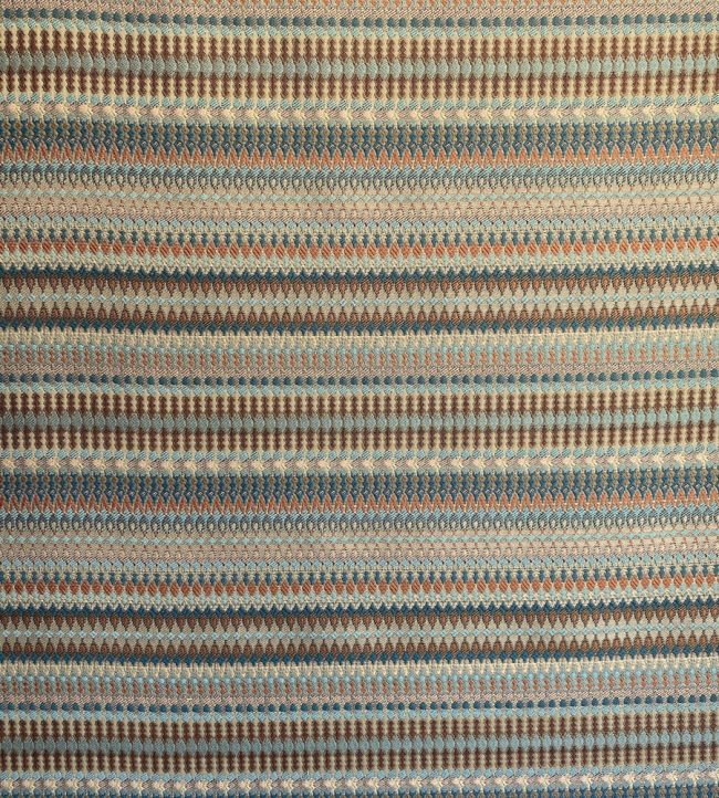 Inca Fabric by Ian Sanderson Blue Bronze