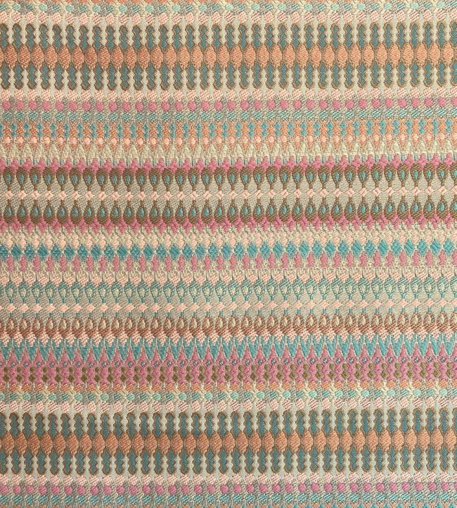 Inca Fabric by Ian Sanderson Rosy Grey