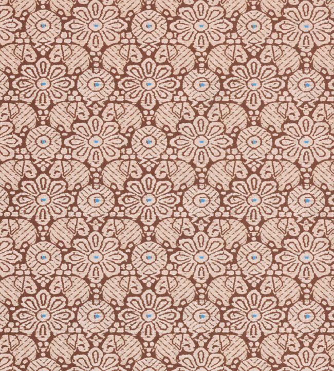 Indian Elephant Wallpaper by Barneby Gates Chocolate Blush
