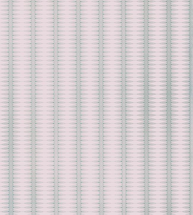Indian Stripe Wallpaper by Barneby Gates Pink/Teal