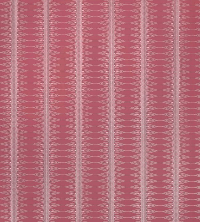 Indian Stripe Wallpaper by Barneby Gates Snug Red