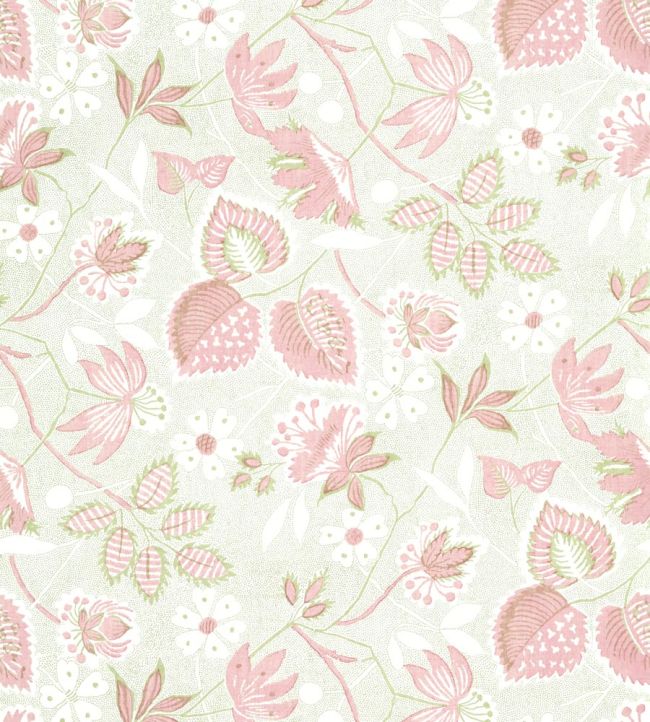 Indienne Hazel Wallpaper by Anna French Blush