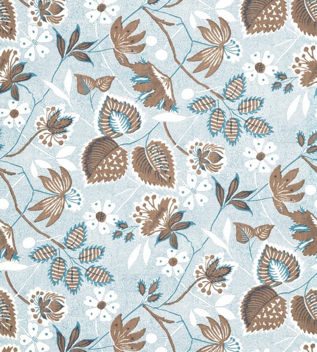 Indienne Hazel Wallpaper by Anna French Brown/Slate