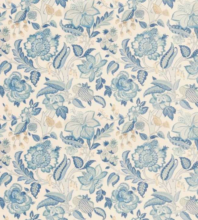 Indienne Tree Fabric by George & Minnie Periwinkle