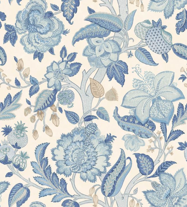 Indienne Tree Wallpaper by George & Minnie Periwinkle