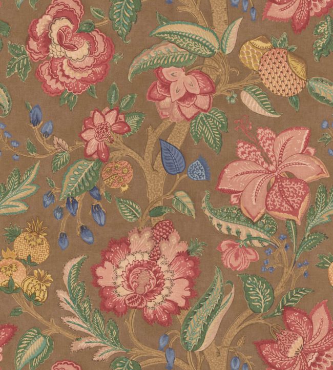 Indienne Tree Wallpaper by George & Minnie Walnut