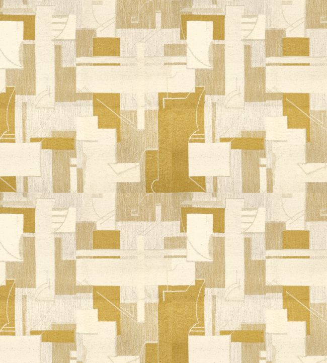 Indore Fabric by JORO T63-Ochre/Gold
