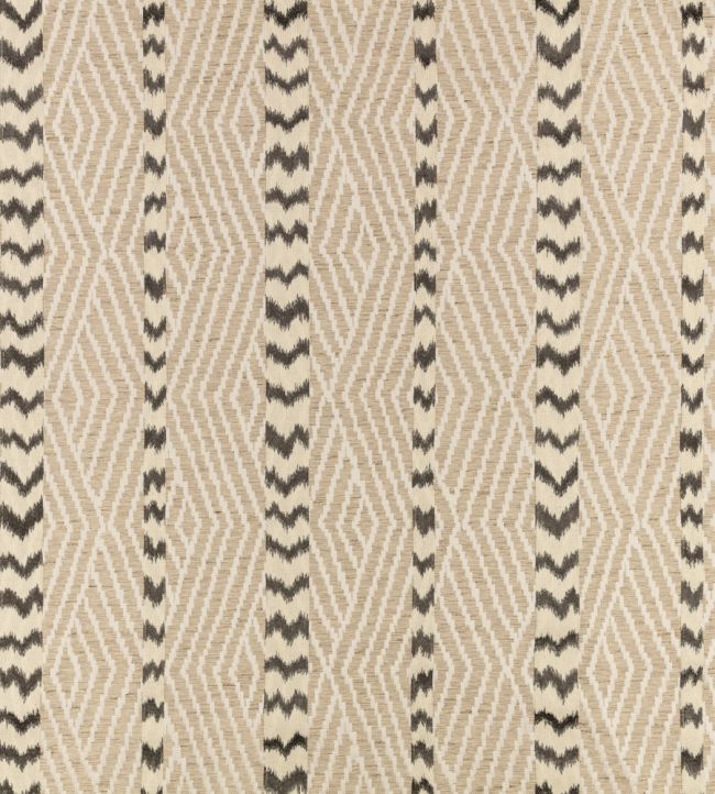 Indu Fabric by Romo Charcoal