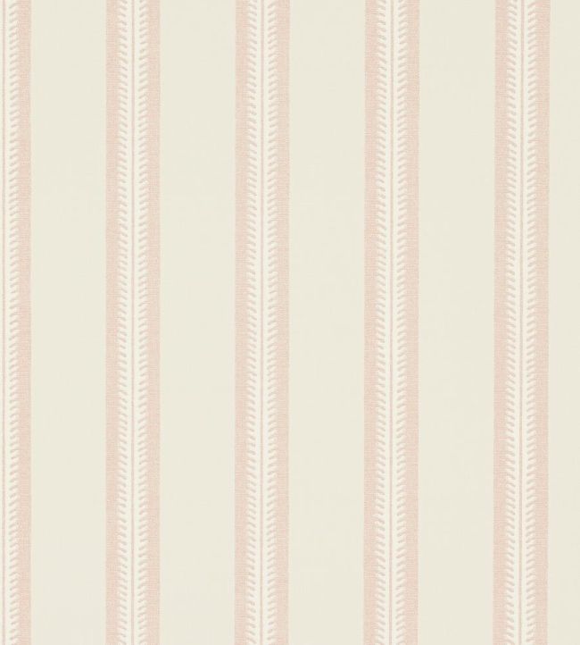 Innis Stripe Wallpaper by Jane Churchill Pink