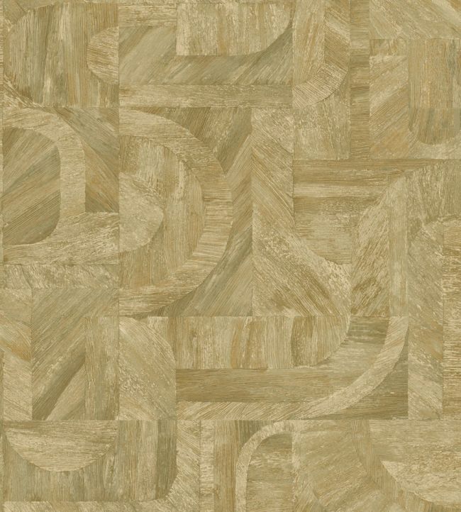 Intarsia Wallpaper by Casamance Cactus