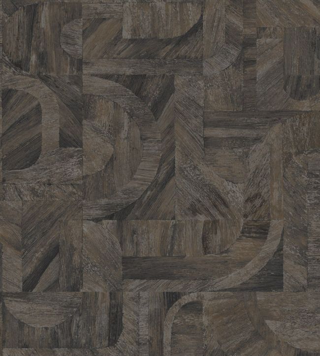 Intarsia Wallpaper by Casamance Ebene