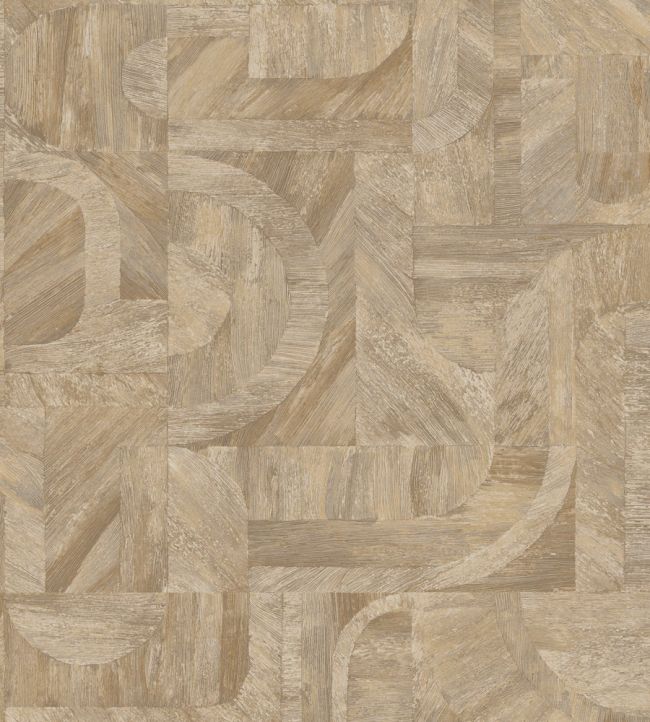 Intarsia Wallpaper by Casamance Travertin