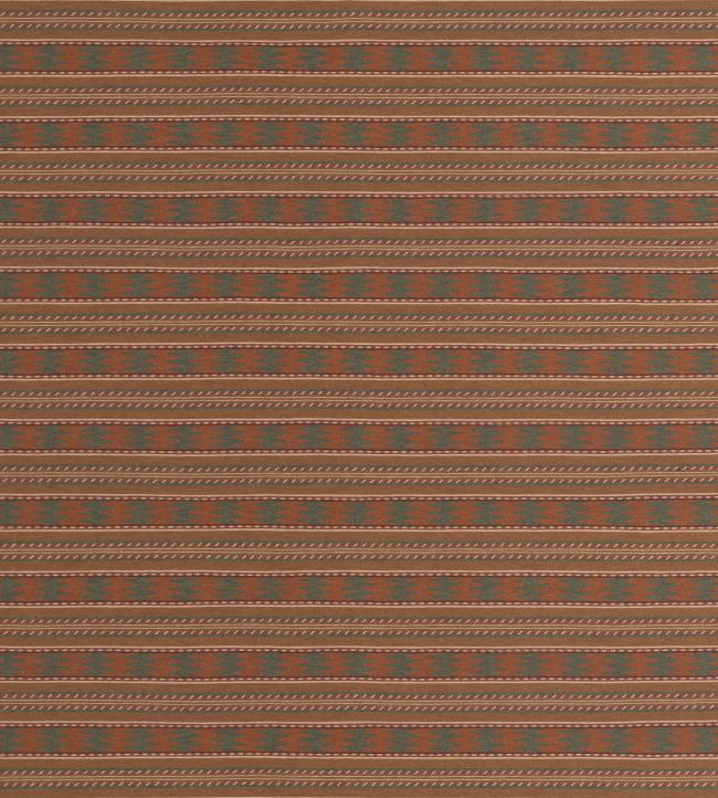 Inveraray Fabric by Mulberry Home Russet/Green