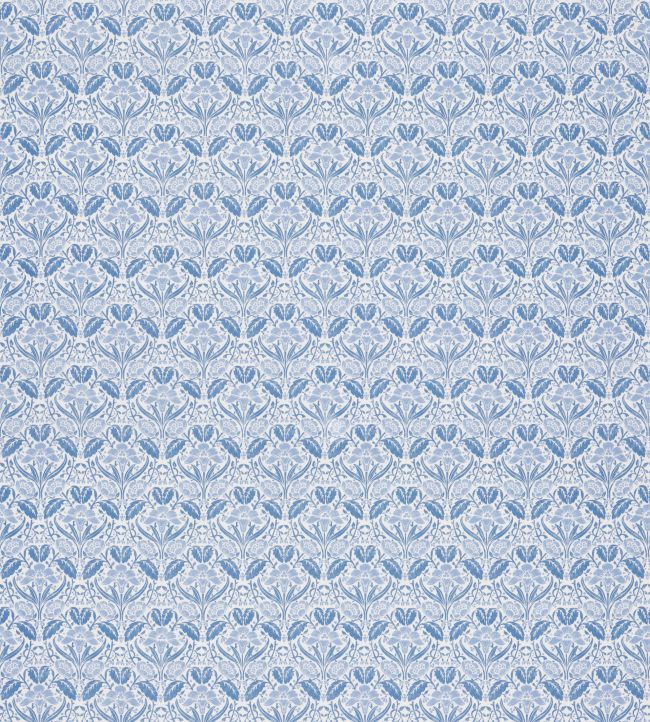 Iris Meadow Cotton Fabric by GP & J Baker Blue