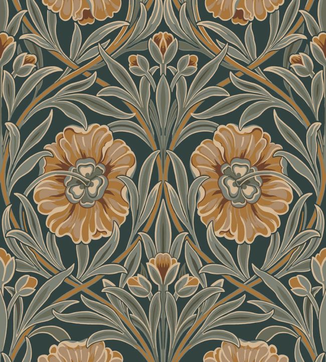 Isadora Wallpaper by Casamance Vert anglais/celadon