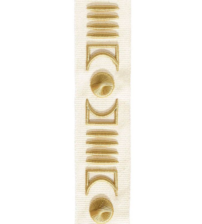 Isadore Embroidered Braid 45mm Trimming by Houles 9020