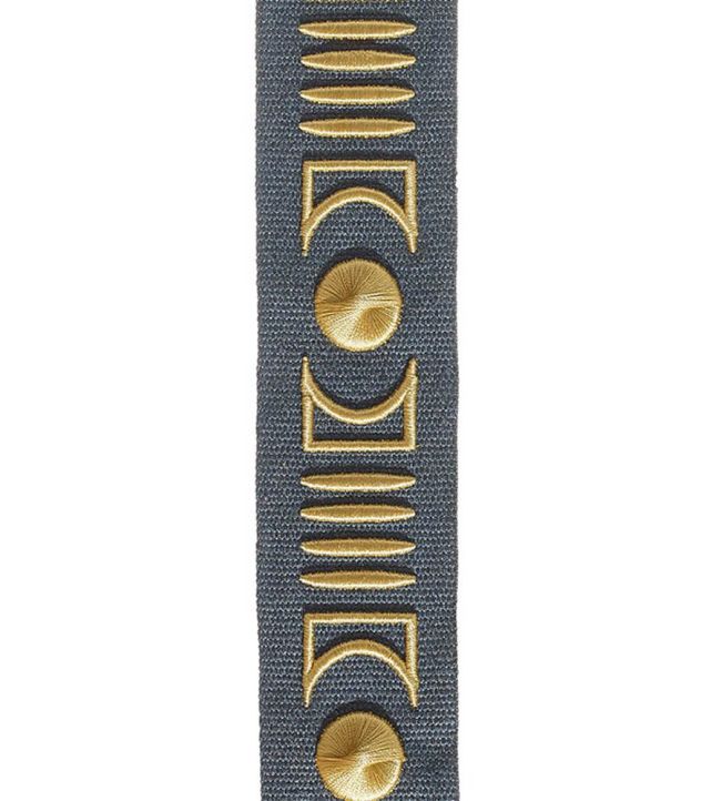 Isadore Embroidered Braid 45mm Trimming by Houles 9600