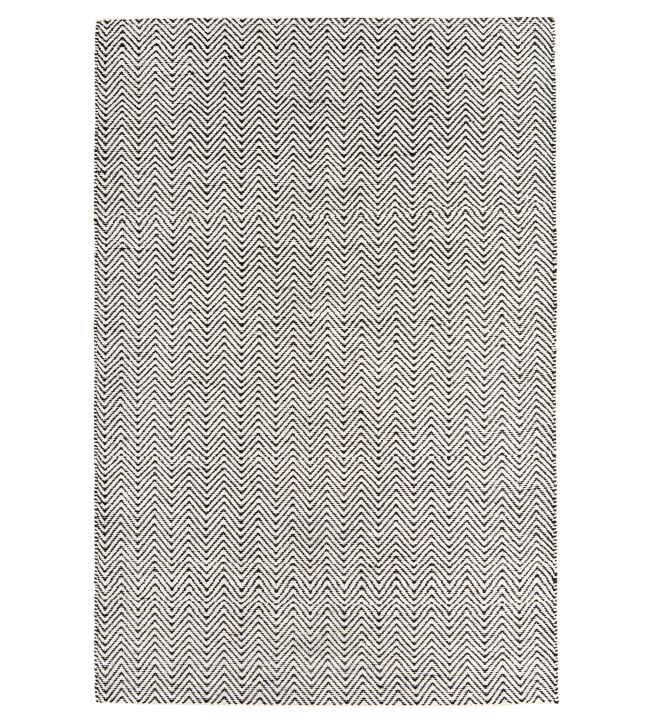 Asiatic Ives rug Black, White IVES116-01-100150 Black, White