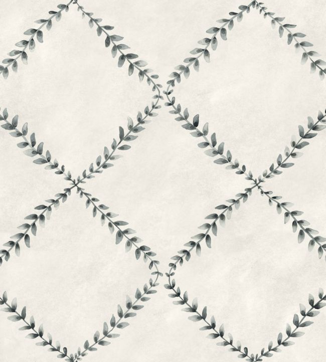 Ivy Garland Wallpaper by Coordonne Aqua