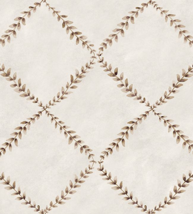 Ivy Garland Wallpaper by Coordonne Prune