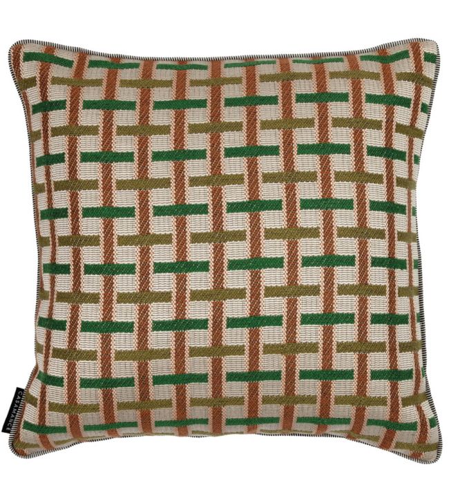 Ivy Cushion 45 x 45cm by Maison Casamance Vert