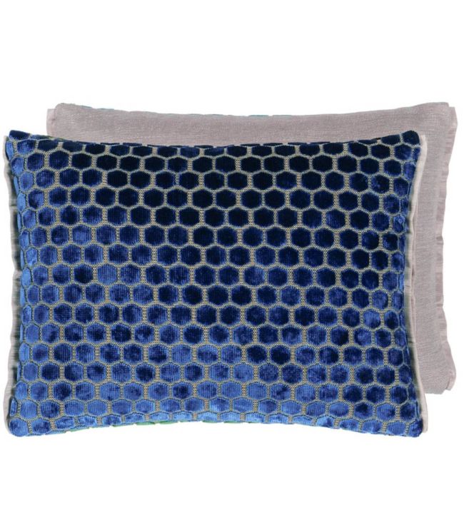 Jabot Cushion 30 x 40cm by Designers Guild Cobalt