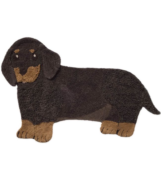 Lorena Canals Jack the dog rug Coffee Bean C-JACK Coffee Bean