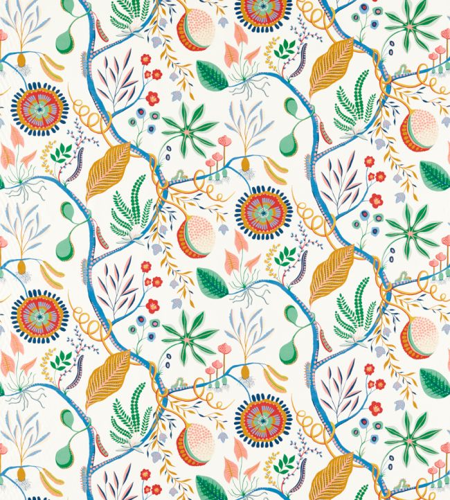 Jackfruit And The Beanstalk Fabric by Scion Popsicle