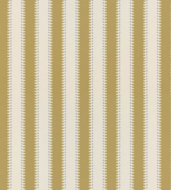 Jagged Stripe Wallpaper by Langelid Von Bromssen Mustard