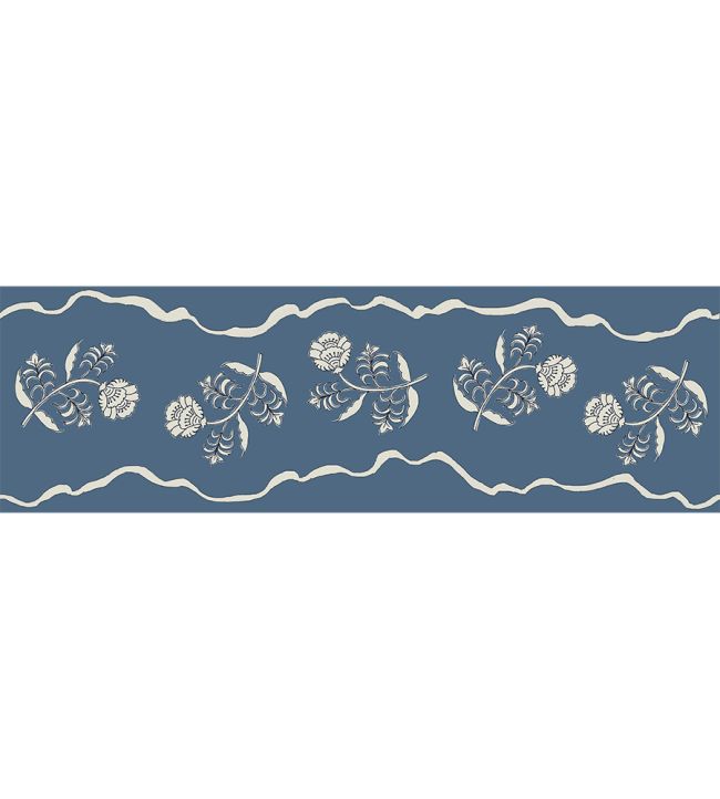 Jaipur Border 5cm Wallpaper by Parker & Jules Day Blue