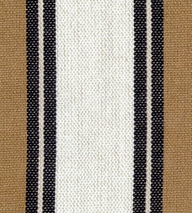 Jaipur Stripe Fabric by JORO Walnut/Ivory