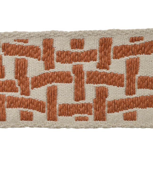Jakarta Jacquard Braid 80mm Trimming by Houles Ocre