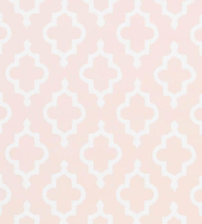Jake Wallpaper by Schumacher Quiet Pink