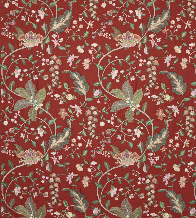 Jalore Fabric by Manuel Canovas Rouge de Chine