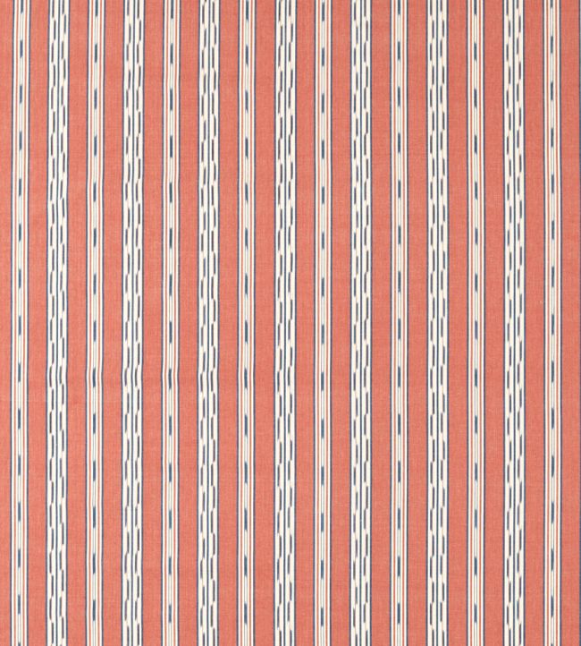 Jamdani Stripe Fabric by Sanderson Madder/Indigo