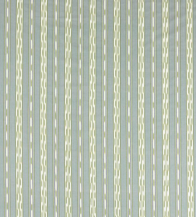 Jamdani Stripe Fabric by Sanderson Mineral Blue/Green