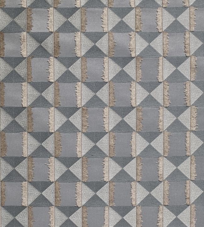 Charleston Fabric by James Hare Blue