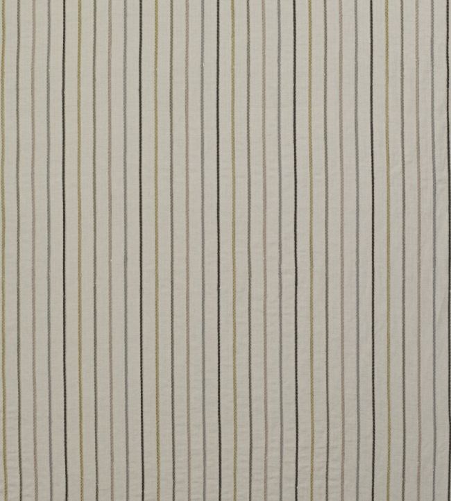 Maddox Stripe Fabric by James Hare Natural