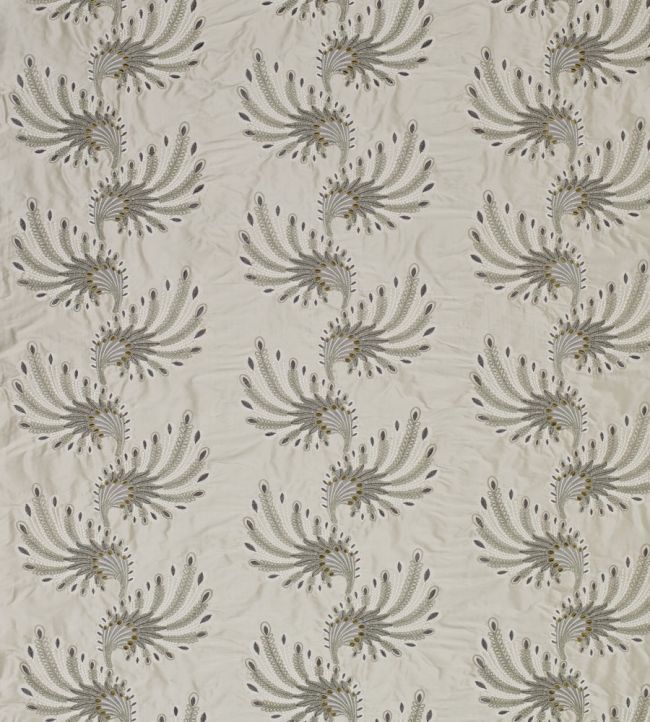 Plume Fabric by James Hare Blanched Almond/Gold