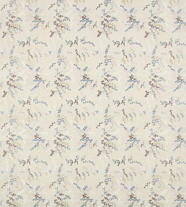 Cecily Fabric by Jane Churchill Aqua/Blue