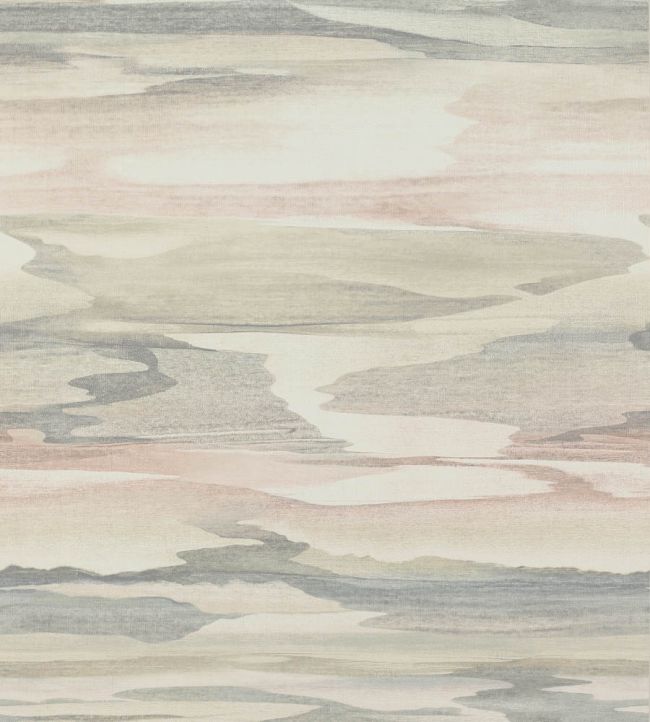 Cloudscape Wallpaper by Jane Churchill Pink