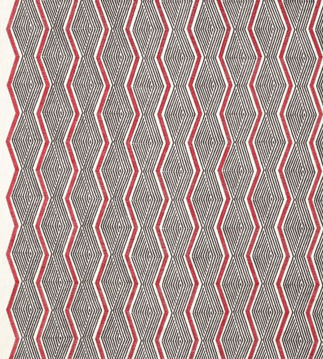 Zhiri Fabric by Jane Churchill Red/Neutral