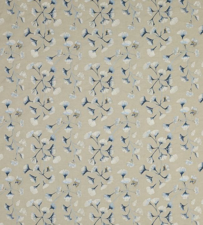 Ginkgo Fabric by Jane Churchill Blue
