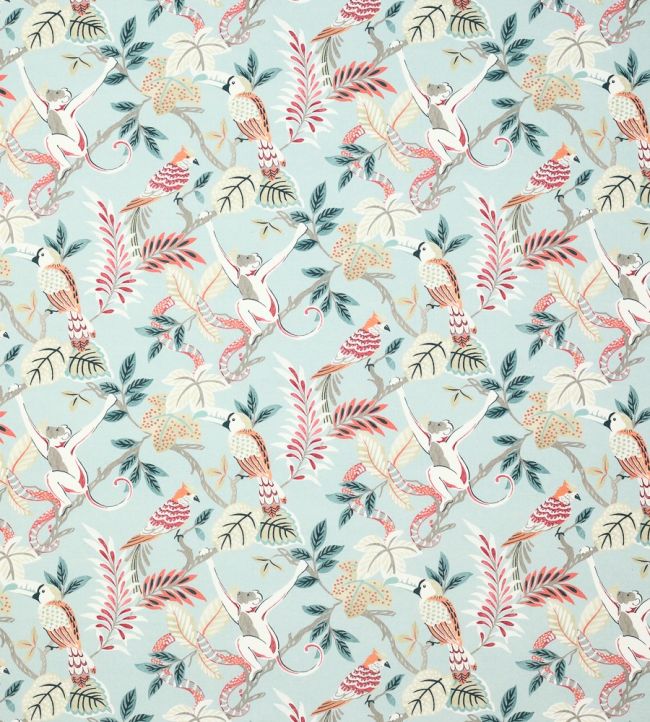 Indira Fabric by Jane Churchill Slate