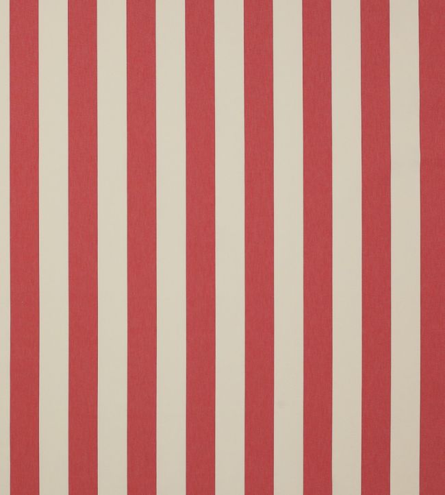 Alda Stripe Fabric by Jane Churchill Red