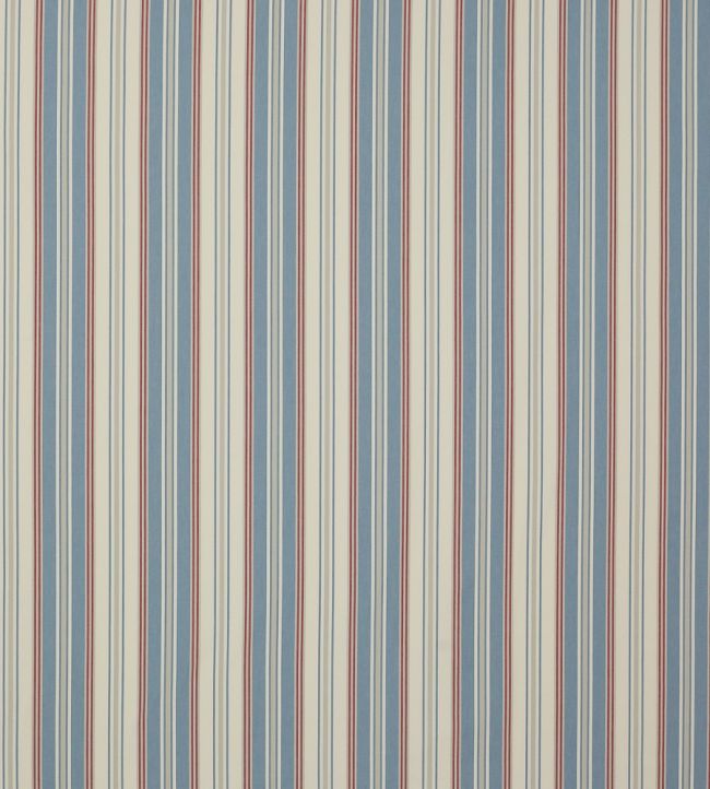 Hopwell Stripe Fabric by Jane Churchill Blue/Red