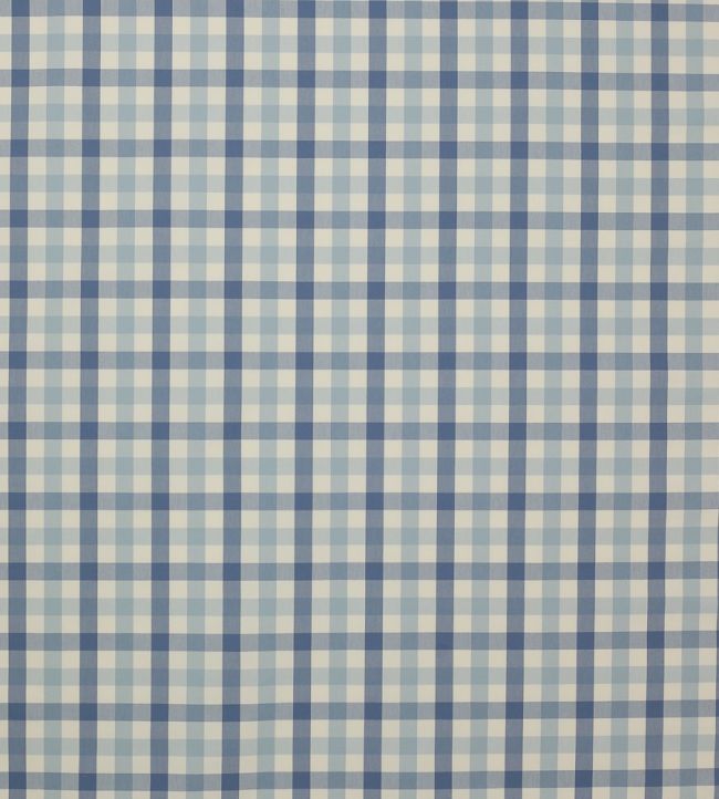 Kali Check Fabric by Jane Churchill Blue