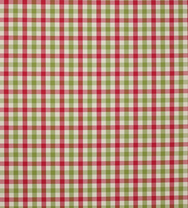 Kali Check Fabric by Jane Churchill Pink/Green