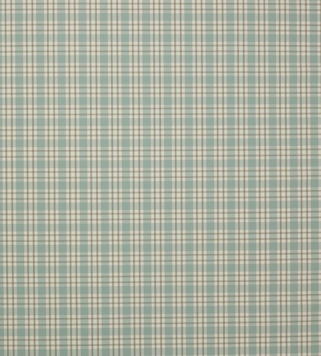 Talla Check Fabric by Jane Churchill Aqua